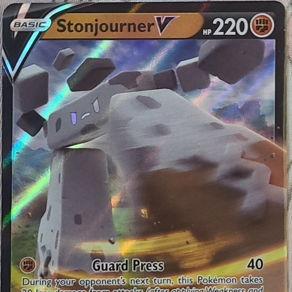 Stonjourner V -115/202  Pokemon TCG Sword and Shield Ultra Rare